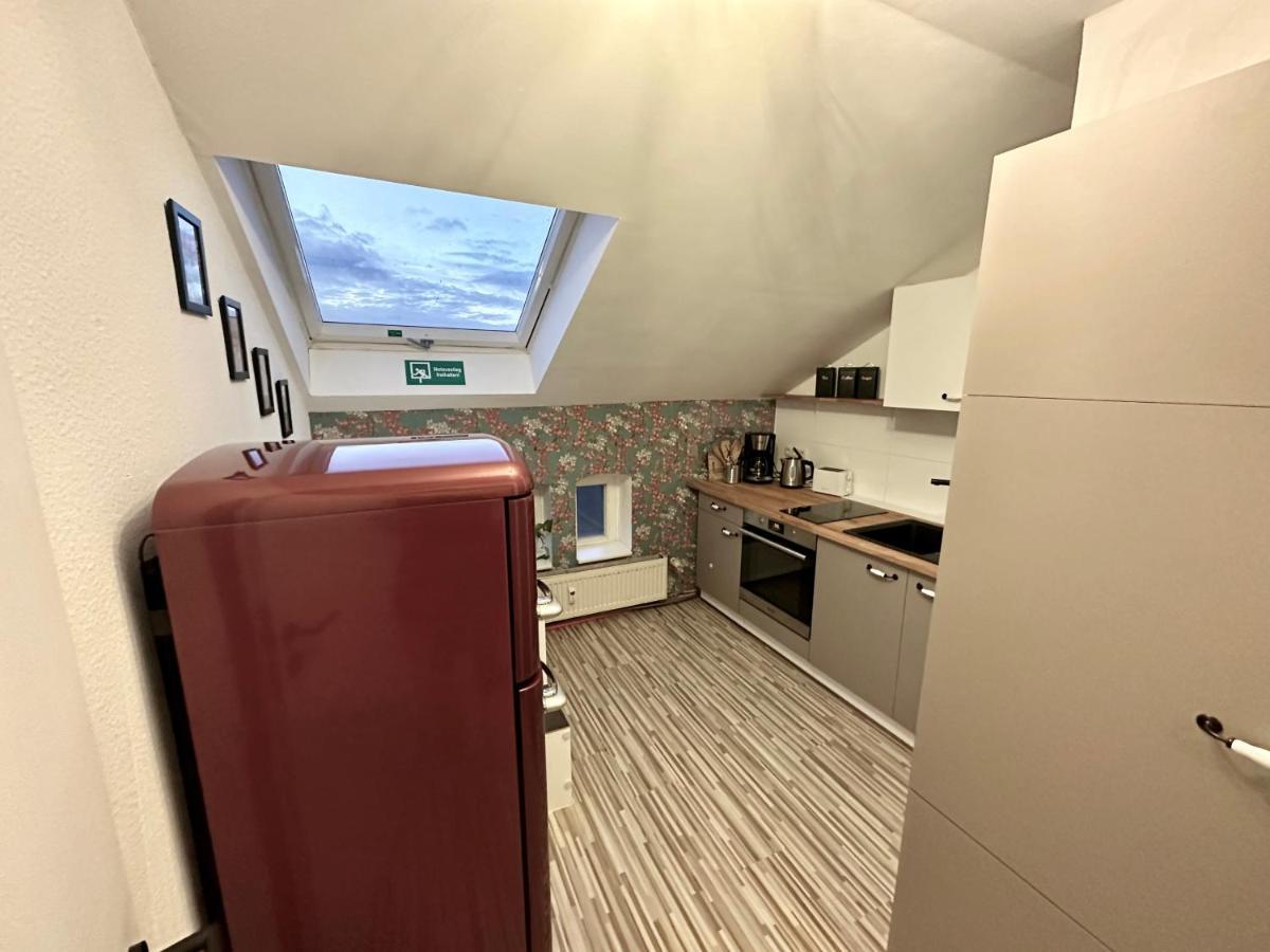 Apartment Zum Roten Fuchs Inkl. Parkplatz Erfurt Exteriör bild