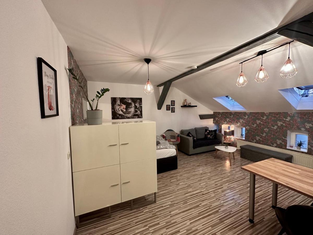 Apartment Zum Roten Fuchs Inkl. Parkplatz Erfurt Exteriör bild