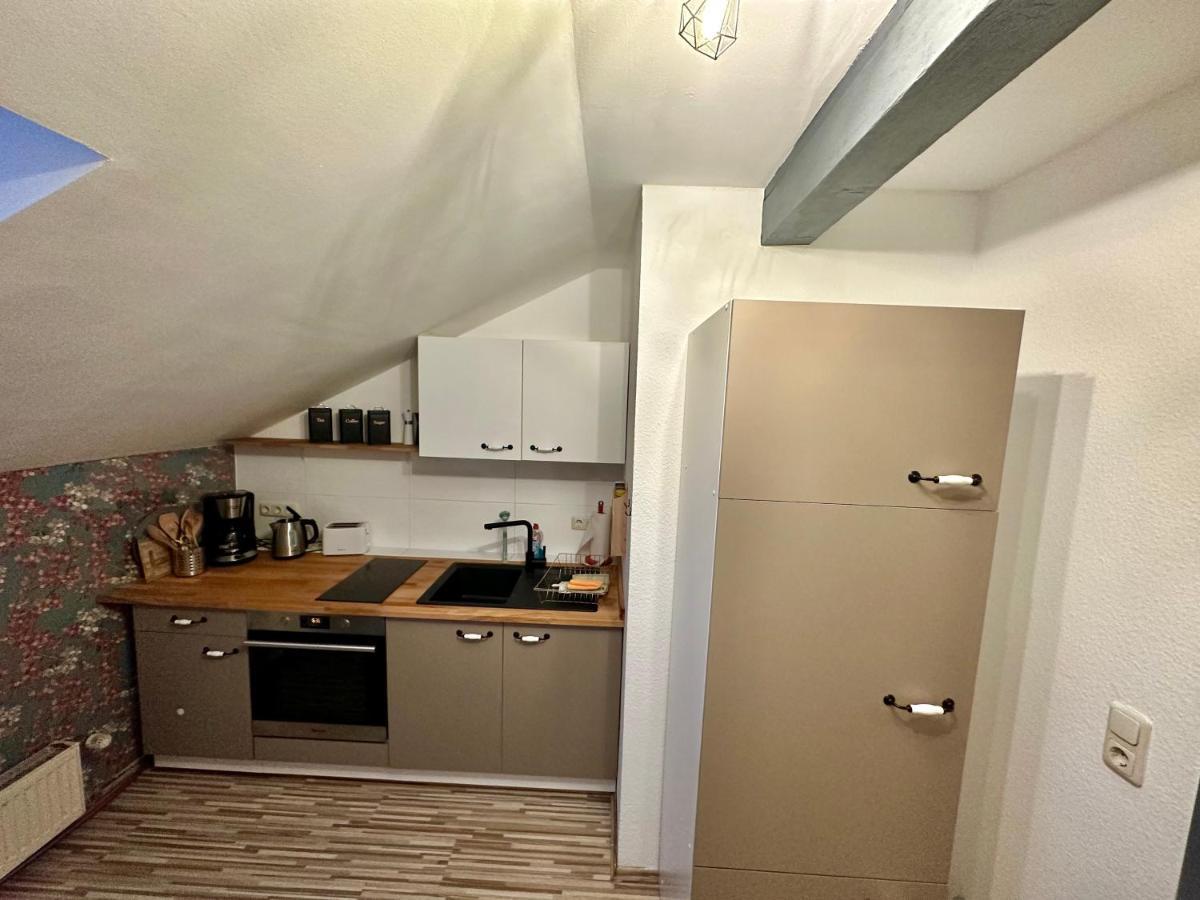 Apartment Zum Roten Fuchs Inkl. Parkplatz Erfurt Exteriör bild