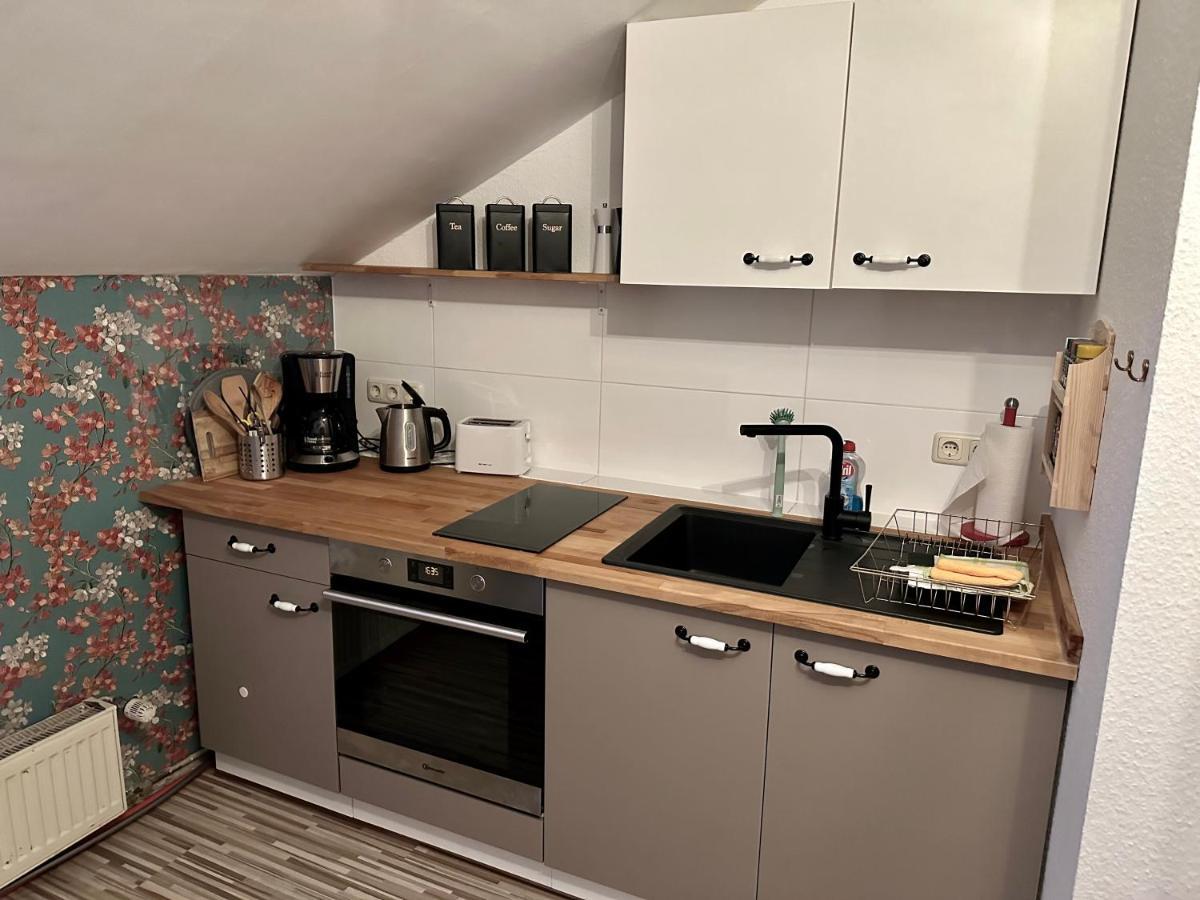 Apartment Zum Roten Fuchs Inkl. Parkplatz Erfurt Exteriör bild