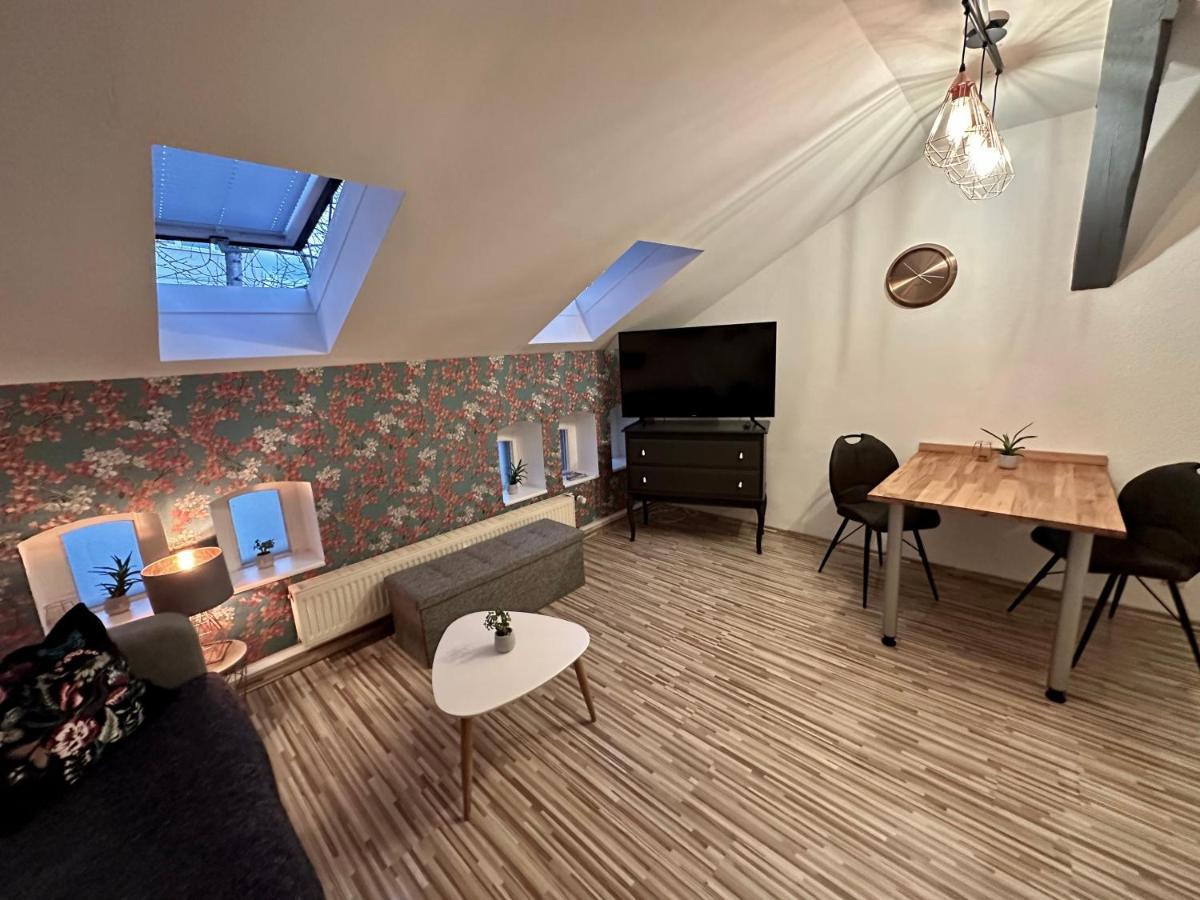 Apartment Zum Roten Fuchs Inkl. Parkplatz Erfurt Exteriör bild